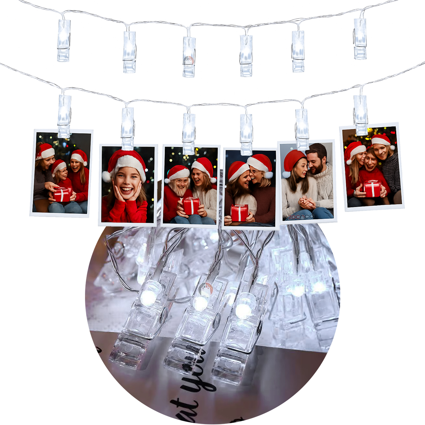 Miniatura 4 de Cadena De Luces Led Con Pinzas Para Foto